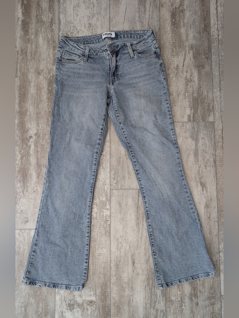 RSQ Light Blue Flare Jeans Size 27 Low Rise